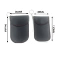 thumbnail image 2 of 2 Pack Faraday Bag for Key Fob, Faraday Cage Protector - Car RFID Signal Blocking, Anti-Theft Pouch, Anti-Hacking Case Blocker (Carbon Fiber Texture), 2 of 11