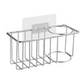 thumbnail image 1 of 4x Organizador de Carrito para Fregadero, Soporte para Jabón con Cepillo de Esponja para Encimera con Bandeja de Drenaje de Material Acero Inoxidable 4 piezas, 1 of 7