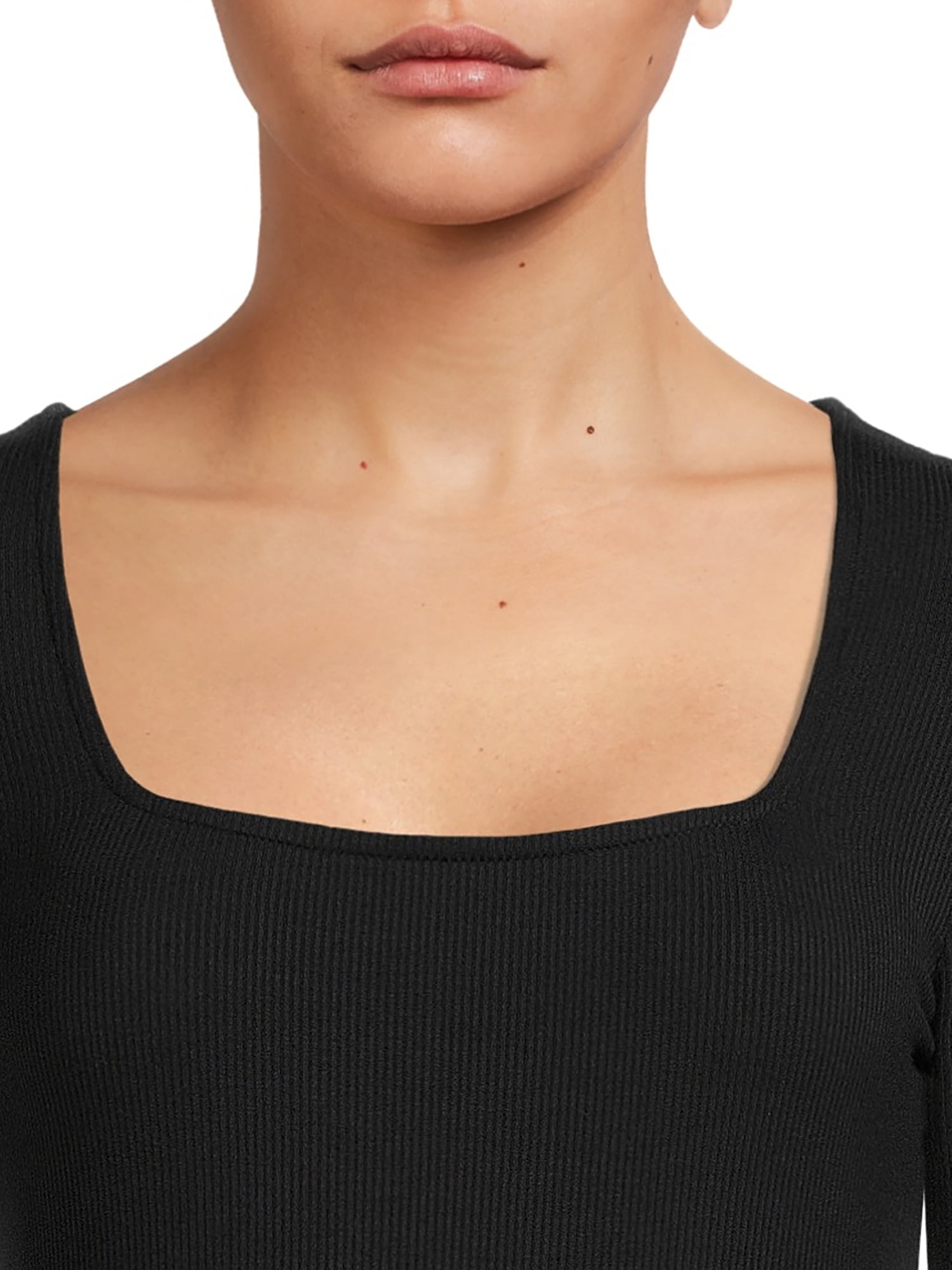 Self Esteem Juniors Ribbed Square Neck Bodysuit