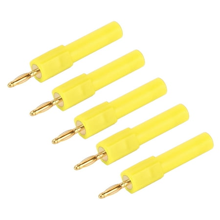 

Convert Banana Plug 2mm To 4mm Changeover Plug 5Pcs Convert Banana Plug Strong Connectivity Conductivity 2mm To 4mm Conversion Banana Plug