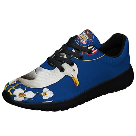 

Utah Seagull and Sego Lily Shoes Sneakers Black Size 10.5