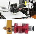 thumbnail image 4 of 3D Printer Extruder Head, Wear Resistant  Compatibility Fast Cooling Metal Hotend Kit With 0.4mm Nozzle For ABS Nylon Filaments Red,Silver, 4 of 8