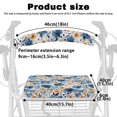 thumbnail image 6 of HELLHERO Rollator Walker Seat Covers for Elderly Adults Polyester Walker Seat Cover with Stretchable Material Dust Proof Cover Only (Floral), 6 of 7