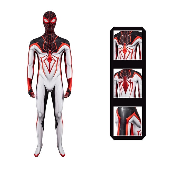 2026 New Halloween Spide Cosplay Costume, Hero Full Bodysuit Costume Set, Cosplay Set Include Jumpsuit with Hood, Halloween Outfits for Adult, L