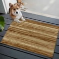 thumbnail image 3 of 2x3 Ft Entryway Area Rug, Vintage Western Kitchen Rug Runner Washable Floor Mat, Rustic Farmhouse Wooden Grain Barn Door Non Slip Indoor Door Mat Throw Carpet for Bathroom Living Room Bedroom, 3 of 8