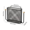 thumbnail image 2 of Anckoeil Wall Mounted Storage Basket, Metal Mesh Bathroom Organizer for Toiletries and Small Items, 2 of 6