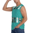 thumbnail image 3 of Disketp Cute Cat Paw And Dog Sleeveless Tshirts For Men, Muscle Shirts For Men Dry Fit Tank Top-Xx-Large, 3 of 8