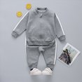 thumbnail image 2 of HCNTES Baby Boy Winter Clothes Toddler Boy Fall Clothes 2T 3T 4T 5T Outfits Winter Long Sleeve Knitted Cotton Tops Pants Sets Contrast Color, 2 of 9