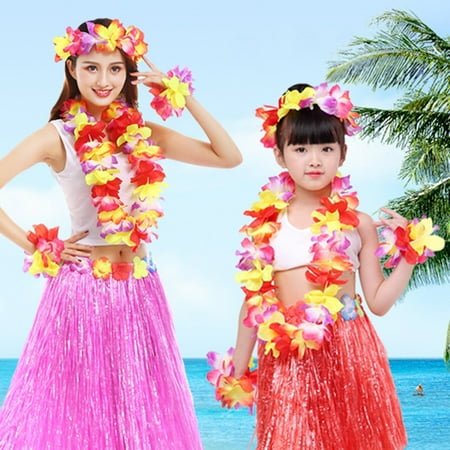 

LED Glowing Flower Wreath Headband Luminous Headpiece Dress-up Hawaiian Leis Cosplay Party Accessories