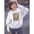 thumbnail image 2 of Portrait In Bloom Ii Sweatshirt Women -Annie Warren Designs, Female Small, 2 of 4