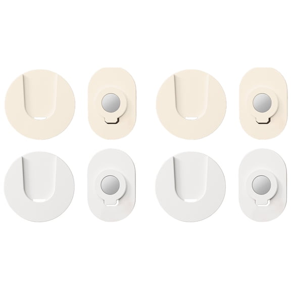 4Pcs Wall Mounted Power Strip Hooks For Router Cable Organizer Magnet