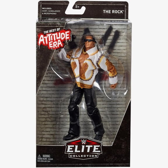 WWE Wrestling Best of Attitude Era The Rock Action Figure
