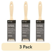 (3 pack) BETTER 2" Blended Polyester Flat Brush