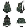 thumbnail image 4 of FORMRS Mini Backpack Purse for Women Travel Daypack Casual Shoulder Bag, Dark Green Plants, 4 of 7