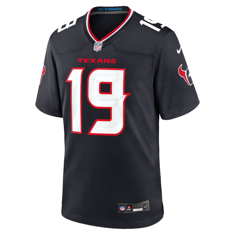 Men's Nike Xavier Hutchinson Navy Houston Texans Team Game Jersey