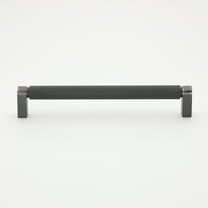 9.56 in. Center Solid Knurled Bar Pull, Oil Rubbed Bronze, Single 