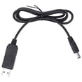 thumbnail image 2 of Línea de refuerzo de energía USB, práctico módulo elevador, Cable adaptador convertidor USB, negro, 2 of 9