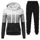thumbnail image 1 of Puntoco, moda para mujer, abrigo informal deportivo con estampado, pantalones largos, suéter con capucha, tops, conjunto de pantalones, conjunto con capucha de manga larga, liquidación Puntoco Puntoco-3506, 1 of 2