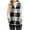 Black 1, variant on Womens Winter Sleeveless Fleece Top Casual Collar Checkered Lapel Zip Up Jacket Vest Womens Casual Sleeveless Jacket Lightweight Outerwear Vests with Pockets Womens Fall Fashion Travel Vest