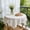 White, variant on Cadancy Vintage White Lace Tablecloth Square 35 Inch, Washable Embroidered Floral Table Overlay for Wedding Dining Room Decor, Elegant Rustic Table Cover Topper