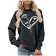 thumbnail image 2 of RKSTN Valentine's Day Sweatshirts for Women Oversized Crewneck Valentines Heart Graphic Print Sweatshirt Womens Casual Plus Size Round Neck Loose Comfy Sweatshirt Fall Spring Clothes Valentine Gift, 2 of 6