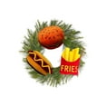 thumbnail image 4 of Liberty Floral 6-Inch Plush Fries Wreath Accent, 4 of 4
