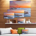 thumbnail image 3 of Coucher de Soleil Coloré au Bord de la Mer Rocheuse - Art Mural sur Toile, 3 of 4
