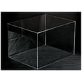 thumbnail image 4 of Versatile Deluxe Acrylic Display Case - Large Rectangle Box with Red Risers Mirror and Wall Mount 18" x 14" x 12" (A014-RR), 4 of 7