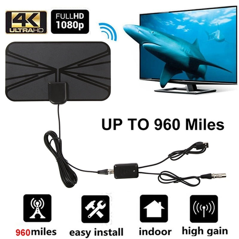 100 Mile Range Antenna TV Digital HD Skylink 4K Antena Digital Indoor HDTV 10 RF 