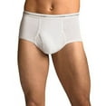 thumbnail image 3 of Hanes Men's White Briefs 3 Pack, 3 of 4