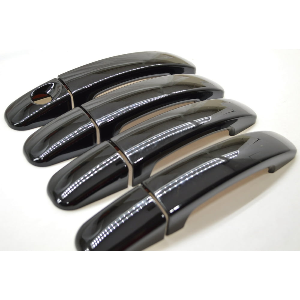 Gloss Black ABS Door Handle Covers 8Pc Fits Ford Ranger 20192020