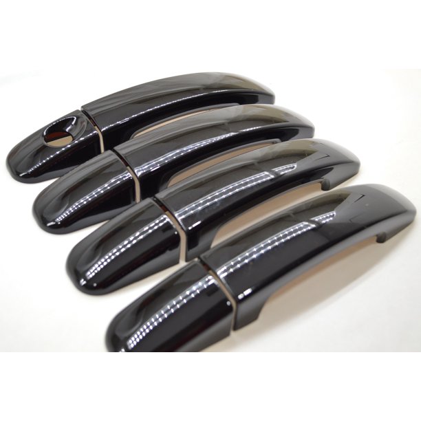 Gloss Black ABS Door Handle Covers 8Pc Fits Ford Ranger 20192020