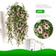 thumbnail image 3 of Decoración de pared artificial colgante, enredadera artificial para el hogar, plástico, interior y exterior, imitación de alambre de hierro, techo decorativo, balcón, porche, cerca, jardín,, 3 of 6