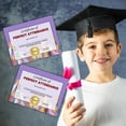 thumbnail image 4 of Perfect Attendance Certificate Award  50 pk 8.5x11 Best Goal Participation Graduation Diploma Elementary Middle School Paper Superlatives, 4 of 5