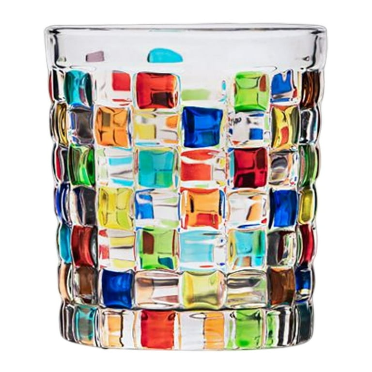 Glasses Hand Blown Glasses Tumbler for Hotel Bar Weddings Small Square