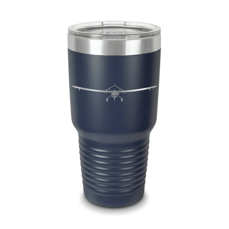 

RQ-7 Shadow Tumbler 30 oz - Laser Engraved w/ Clear Lid - Polar Camel - Stainless Steel - Vacuum Insulated - Double Walled - Travel Mug - drone uav