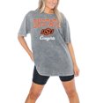 thumbnail image 2 of Women's Gameday Couture  Gray Oklahoma State Cowgirls Oversized T-Shirt, 2 of 4