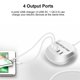 thumbnail image 5 of Cargador USB de 4 puertos QC3.0 Carga rápida 36W 2.4A Teléfono, 5 of 8