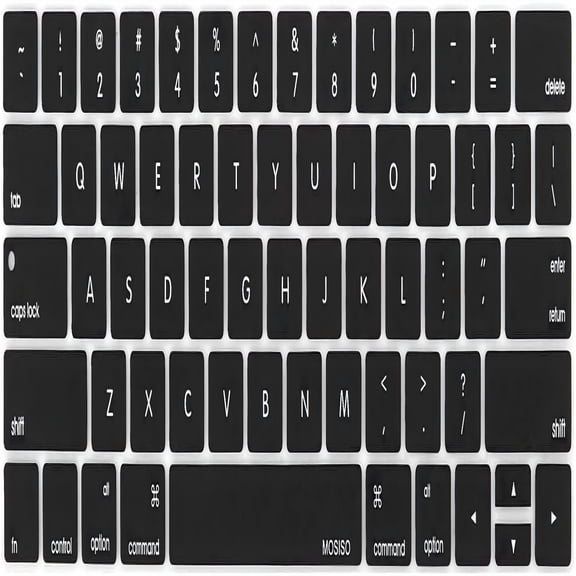 GJX Keyboard Cover Compatible with 13 And 15 Inch Laptop with Touch Bar,Silicone Skin Protector