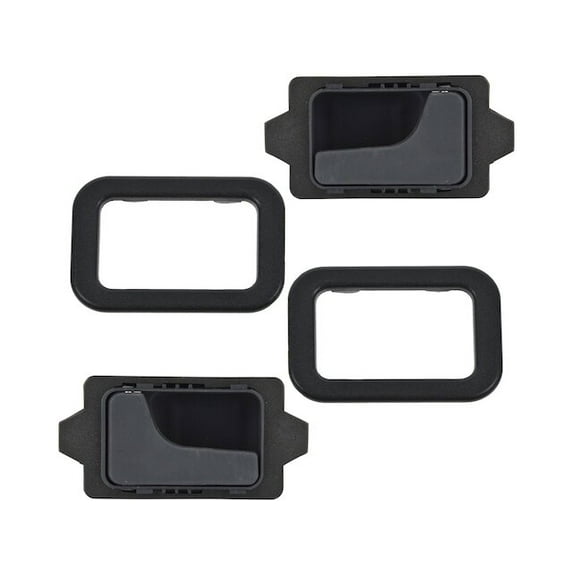 Interior Door Handle Set 4 Piece - Compatible with 1987 - 1991 BMW 325is 1988 1989 1990