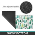 thumbnail image 6 of Green Christmas Tree Pattern Kitchen Rugs Sets Of 2,Anti Fatigue Kitchen Mat Rugs Non Slip Washable,Decorative Kitchen Floor Mats for Kitchen,Sink,Laundry,17"x30"+17"x47", 6 of 7