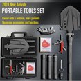 thumbnail image 2 of Trousse d'Outils d'Urgence Pelle de Camping Trousse de Survie Multifonction avec Portable, 2 of 8