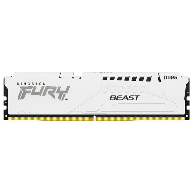Memoria RAM DDR5 32GB 5600MT/s KINGSTON FURY BEAST 1x32GB Blanco