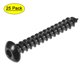 thumbnail image 1 of Tornillos autorroscantes de hexágono Uxcell, tornillo de madera de acero al carbono M5 x 35mm, paquete de 25, 1 of 4