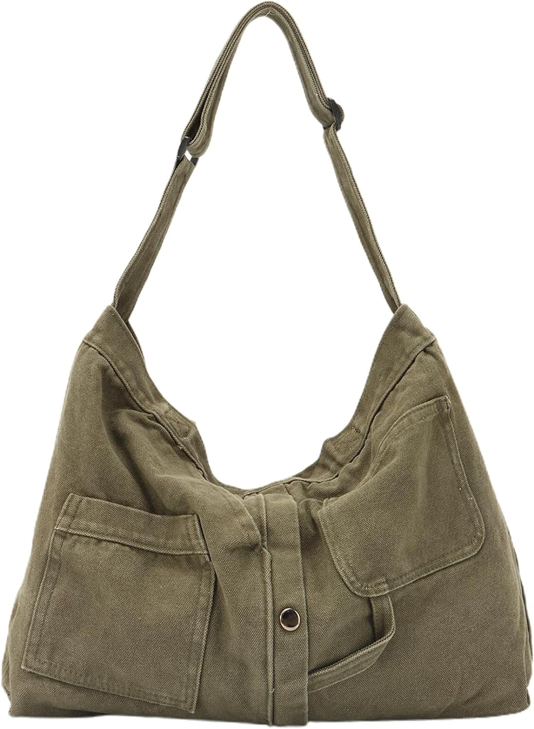 Soft Denim Handbag for Women Casual Hobo Tote Bag Retro Crossbody Bag Large Capacity Denim Purses