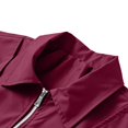 thumbnail image 5 of Men's Bomber Jacket Windbreak Jackets Rain Jacket Casual Loose Fit Zip-up Lightweight Golf Jacket with Side Pockets, 5 of 8