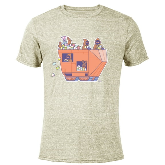 Star Wars Jawas Sandcrawler Easter Egg Hunt - Short Sleeve Blended T-Shirt for Adults - Customized-Yellow