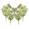 thumbnail image 6 of COMPUKAS Set of 4 Faux Green Plants Indoor Tabletop Decor with PVC Leaves for Party and Event Organizers, 6 of 8