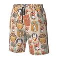 thumbnail image 2 of Yiaed Colorful Owls Print Men's Swim Trunks with Lining Quick Dry Sports Shorts Beach Shorts Boardshorts-X-Large, 2 of 5