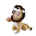 thumbnail image 1 of Ca Toddler's Dinosaur Costume Kids Cute Hooded Onesie Animal Costume Halloween zhangyuxiang LED, 1 of 2